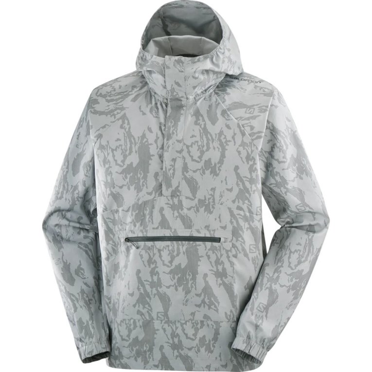 Cortavientos Salomon Outlife Ripstop Half Zip Hombre Grises | MX LJWU519